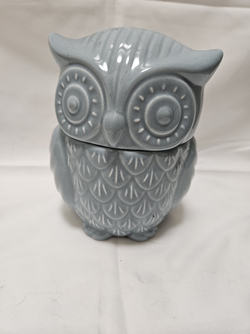 Ceramic Owl Decorative Jar in Light Blue - BUNDLES/OFFERS WELCOME